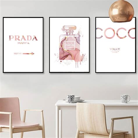 coco and prada prints|Chanel and Prada Wall Art .